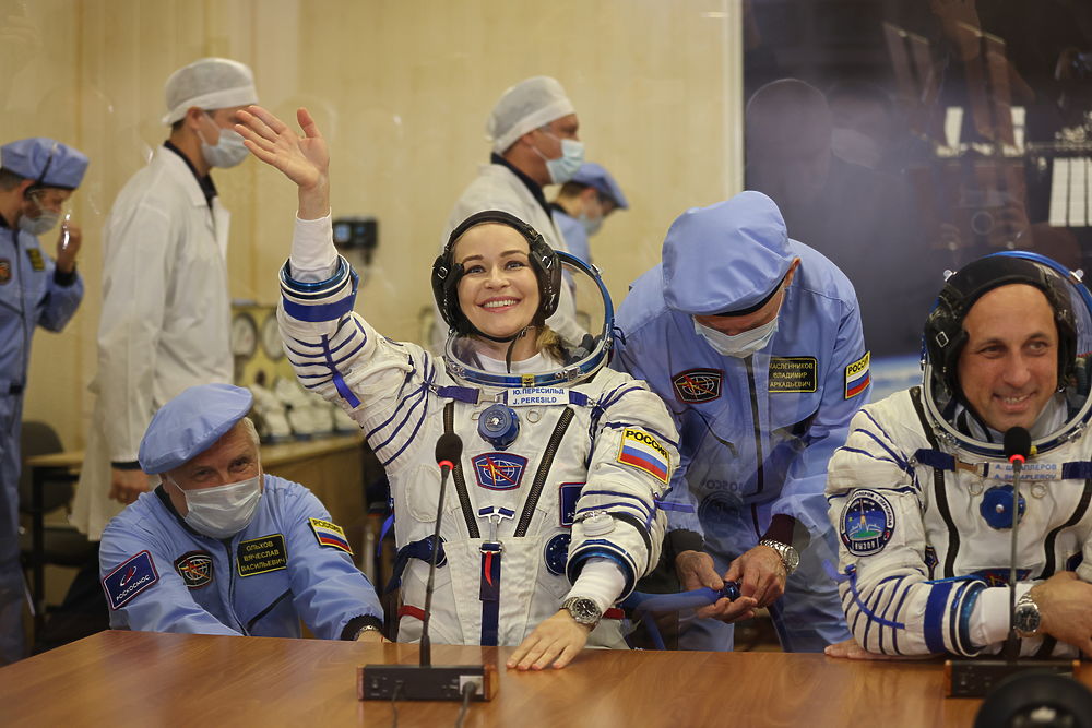 Юлия Пересильд перед полетом в космос светилась от счастья: фотогалерея