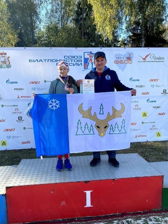 «Бронзу» на всероссийских соревнованиях завоевала биатлонистка из ЯНАО