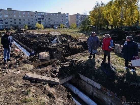  В селе Красносвободное в Притамбовье завершают строительство новой теплотрассы