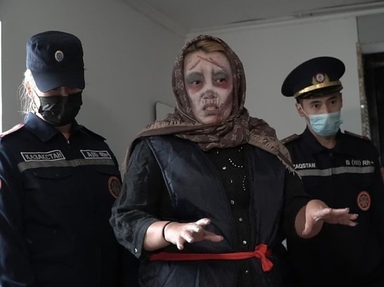 По следам тульского пряника из МЧС: спасатели из Казахстана нарядились в зомби