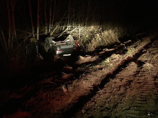 В Тверской области пьяный мужчина вылетел на Land Rover в кювет