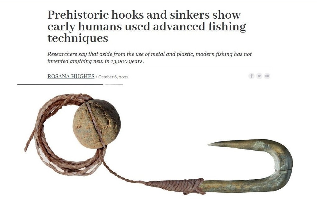 Доисторические снасти доказали, что древние люди использовали передовые  методы рыбной ловли - МК