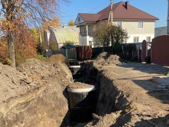 В Междуречье проложили почти 3 км канализационной сети