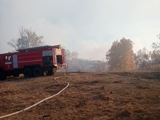 В Переволоцком районе 10 октября произошло два природных пожара