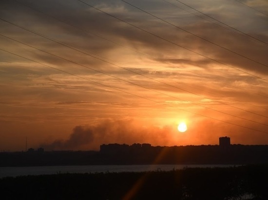 В Астраханской области сохраняется запах гари из-за степного пожара