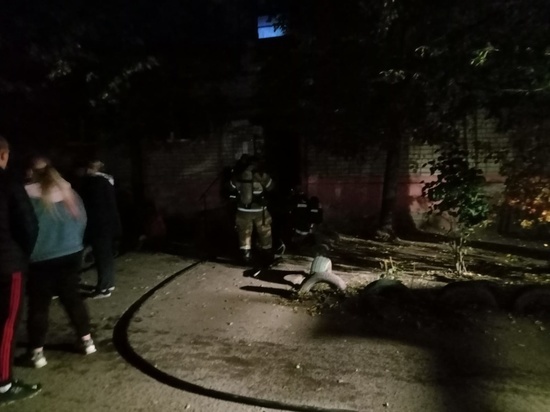 При пожаре в Сеймском округе Курска потребовалась эвакуация людей