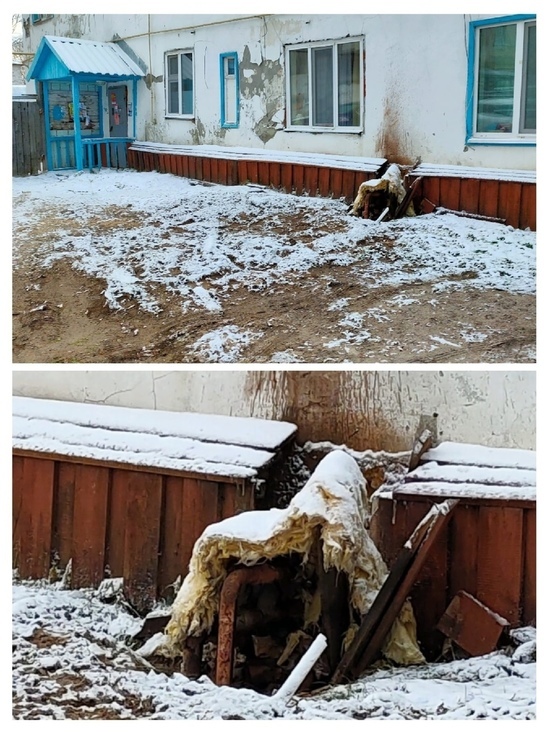 Зима будет «теплой»: разбитый короб на сетях дома беспокоит жителей Тарко-Сале