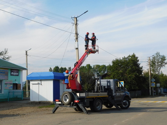 Энергетики установили уличное освещение в нескольких селах Забайкалья