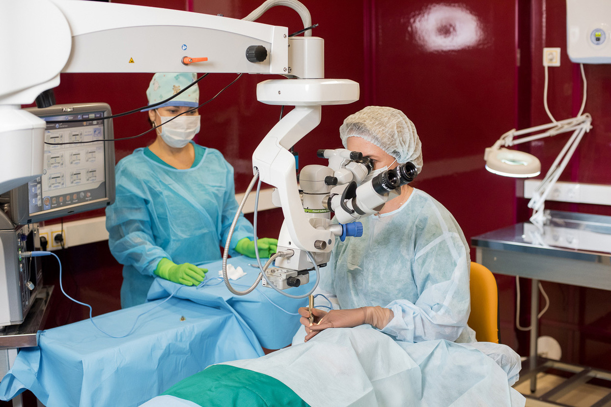 Катаракта операция в спб. В Грозном глазная хирургия.