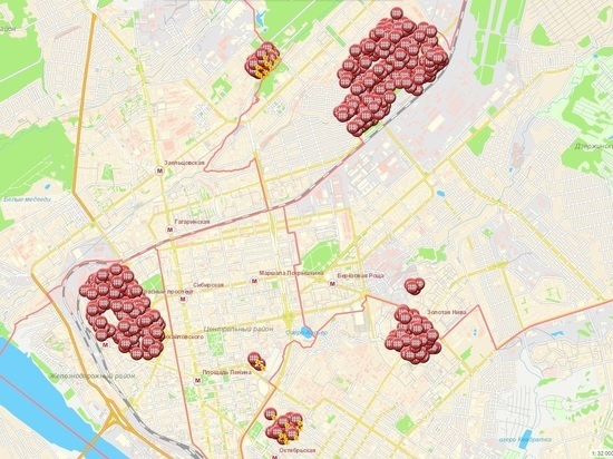 Почти 400 домов экстренно отключили от тепла в Новосибирске