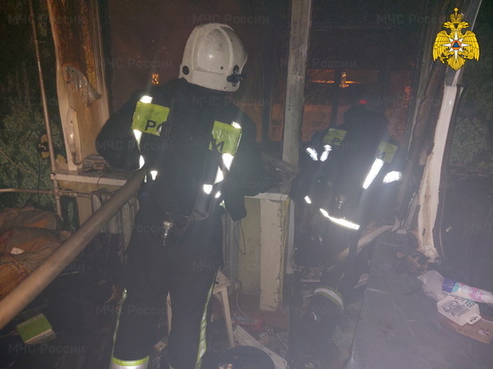 Три жизни спасли смоленские пожарные, вынеся людей из задымленной квартиры
