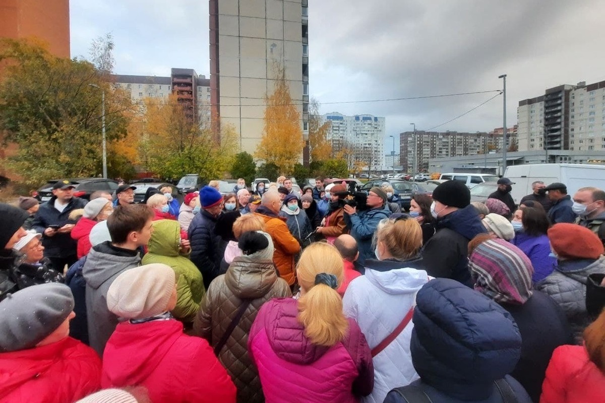 Строительство очередной высотки пугает жителей проспекта Королева - МК Санкт -Петербург