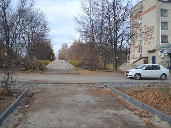 В Козьмодемьянске ремонтируется бульвар Космонавтов