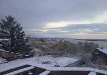 Первый снег выпал этой ночью в Хабаровске