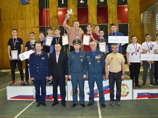 В Рязанской области прошли соревнования юных пожарных