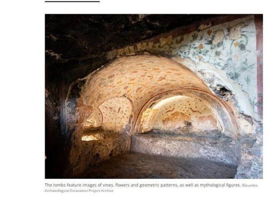 Сотни богато украшенных гробниц в скалах обнаружены в древнем турецком городе