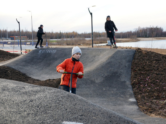 Самый длинный в России трек-парк построили в Тарко-Сале