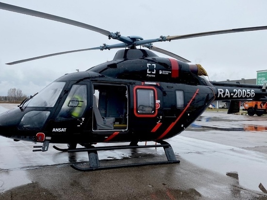 В Ивановскую область прибыл новый вертолет санавиации - черного цвета