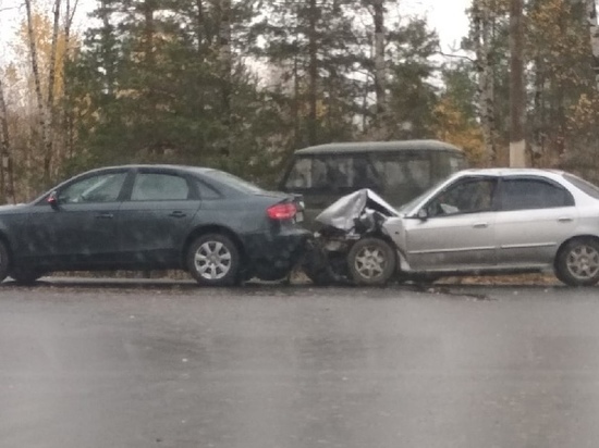 В столкновении двух машин в Касимове никто не пострадал