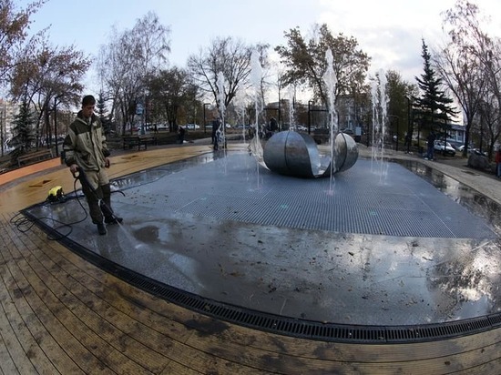  В Металлургическом районе Челябинска поставили сухой фонтан