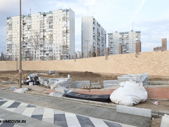 Реконструкция набережной в Нижневартовске идет по графику