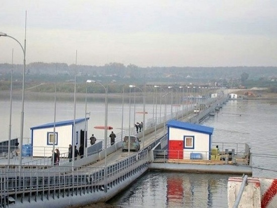 Понтонный мост в Кузбассе закроют на профилактические работы
