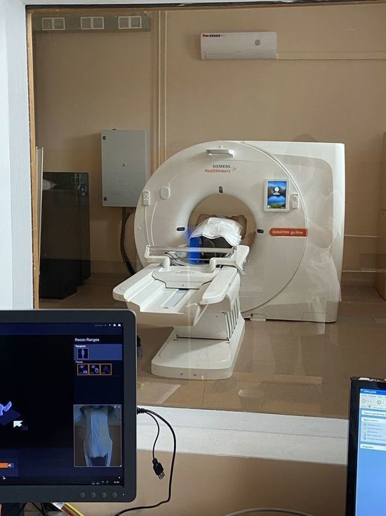 В Моршанскую ЦРБ доставили новый томограф