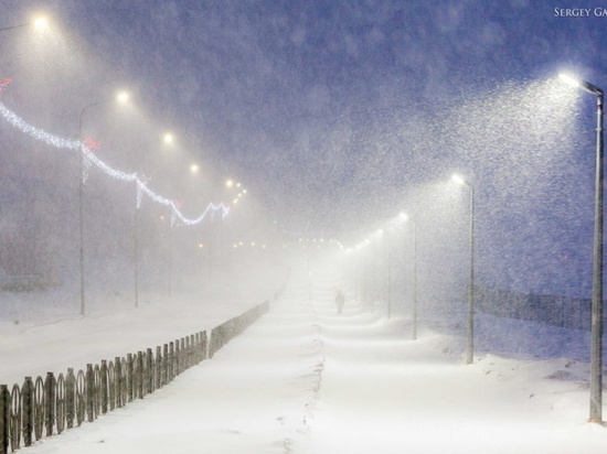 В Мурманской области ожидается небольшой снег, в Кировске – метель