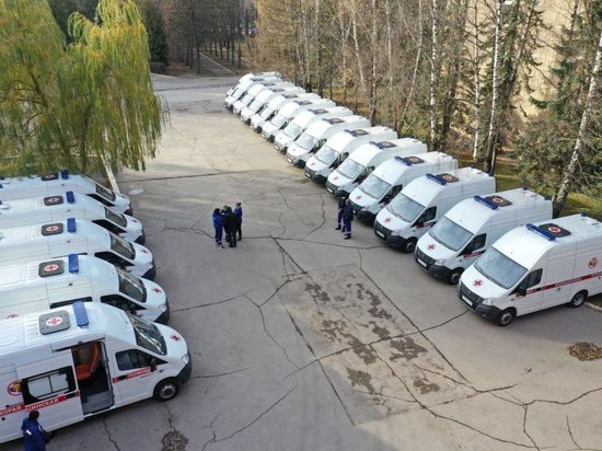 19 новых машин скорой помощи передали Центру медицины катастроф Тульской области