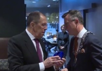 Глава МИД России Сергей Лавров провел в норвежском Тромсе встречу с ректором Арктического университета Норвегии (UiT) Даге Руне Олсеном