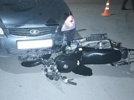 В наукограде водитель легковушки сбил подростка на мопеде