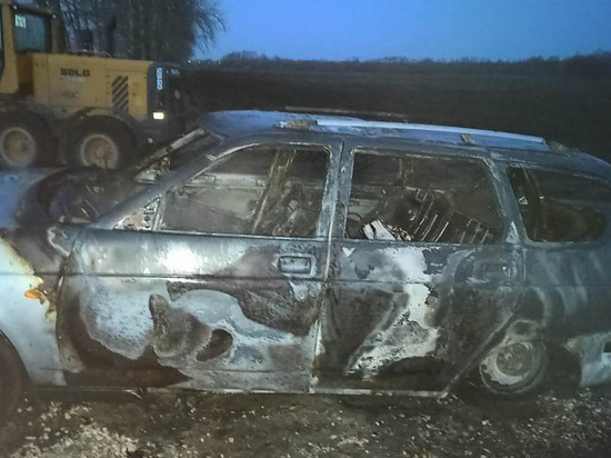 Под Сараями сгорела Lada Priora