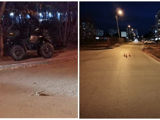 На Первомайке в Новосибирске снегоболотоход сбил ребенка