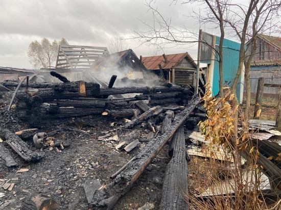 Четыре человека сгорели в частном доме в Чувашии