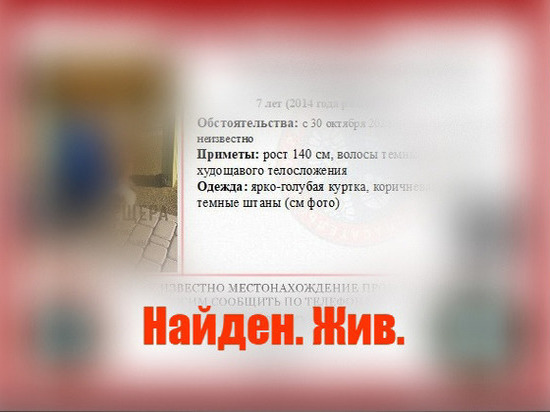 В Рязани пропал семилетний мальчик
