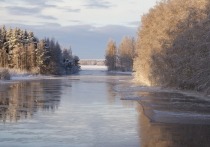 В Забайкальском крае реки начали покрываться льдом, на них появились забереги