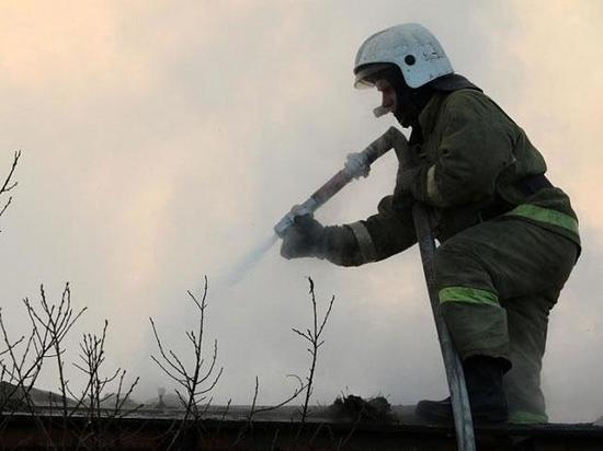 В Хакасии потушили два крупных степных пала