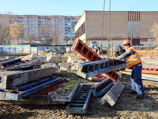 Завершается «нулевой» цикл строительства детского сада в Серпухове