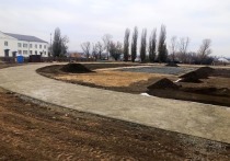 В селе Шелаево Валуйского горокруга ведут капитальный ремонт спортивной площадки