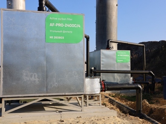 Более шести тысяч кубометров свалочного газа сжигается за час на полигоне в Серпухове