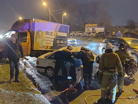 В Пензе в ДТП на Воронова попали пять человек