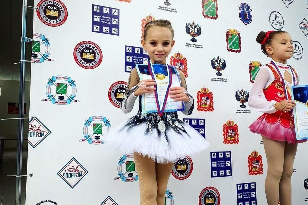 Семилетняя Надежда заняла третье место на детском турнире