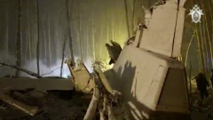 СК РФ показал кадры с места крушения Ан-12 под Иркутском