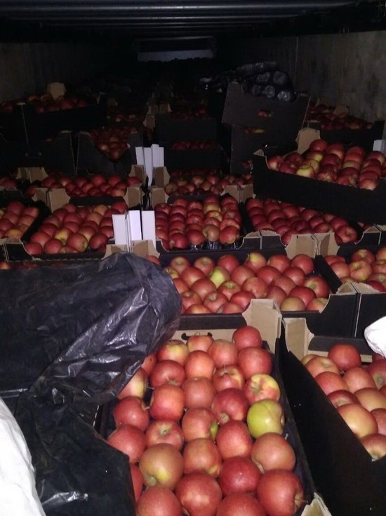 Смоленская таможня не пустила в Россию фуру с яблоками