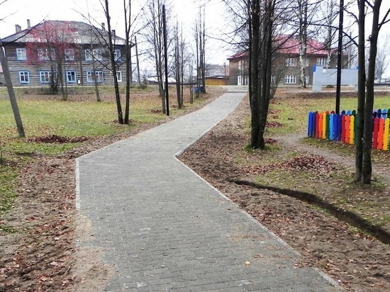 В костромском райцентре Боговарово главный парк соединили с улицей Победы