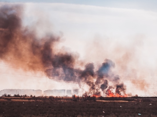 В Астрахани объявлена чрезвычайная пожароопасность