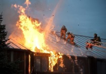 В Чите утром 7 ноября в одной из квартир дома на Амурской произошёл пожар