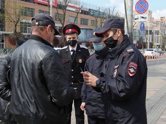 Более 1 700 человек оштрафовали в Краснодаре за нарушение масочного режима