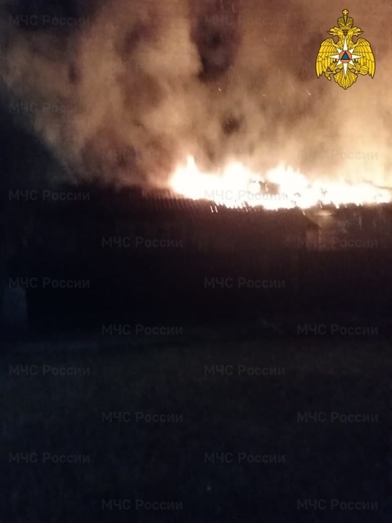 Человек пострадал на пожаре в Калужской области