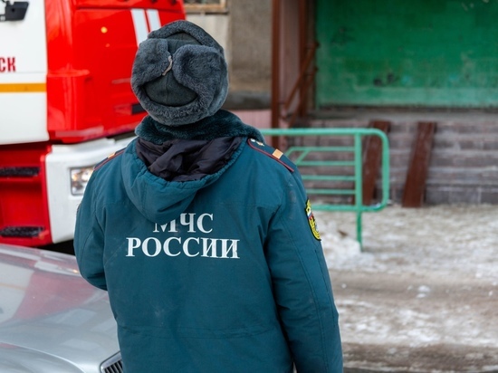 8 часов пожарные тушили сено из-за детской шалости в Красноярском крае